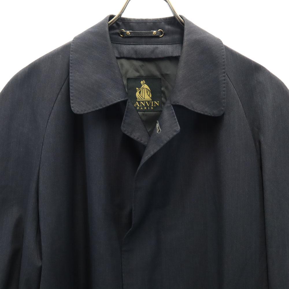 LANVIN 90s Old Stainless collar coat R44-43 Charcoal gray Men's Used