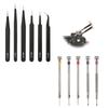 Precision Screwdriver for Flat Tool Flat Battery for Wrist Eyeglass Battery Computer Repair Watches, Head, Craftsman, Ultra-fine Tweezers, Set, Wrist,