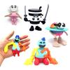 3D Frog Tralalero Tralalas Brainrot Tungtung Sahur Figures Cappuccino Doll Action Figure Model Toy Decor Present