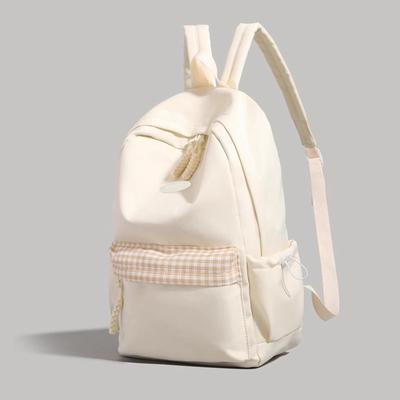 School Bag Female Japanese 2025 New Mini Backpack Small Fresh Plaid Student Shopping Commuting Backpack