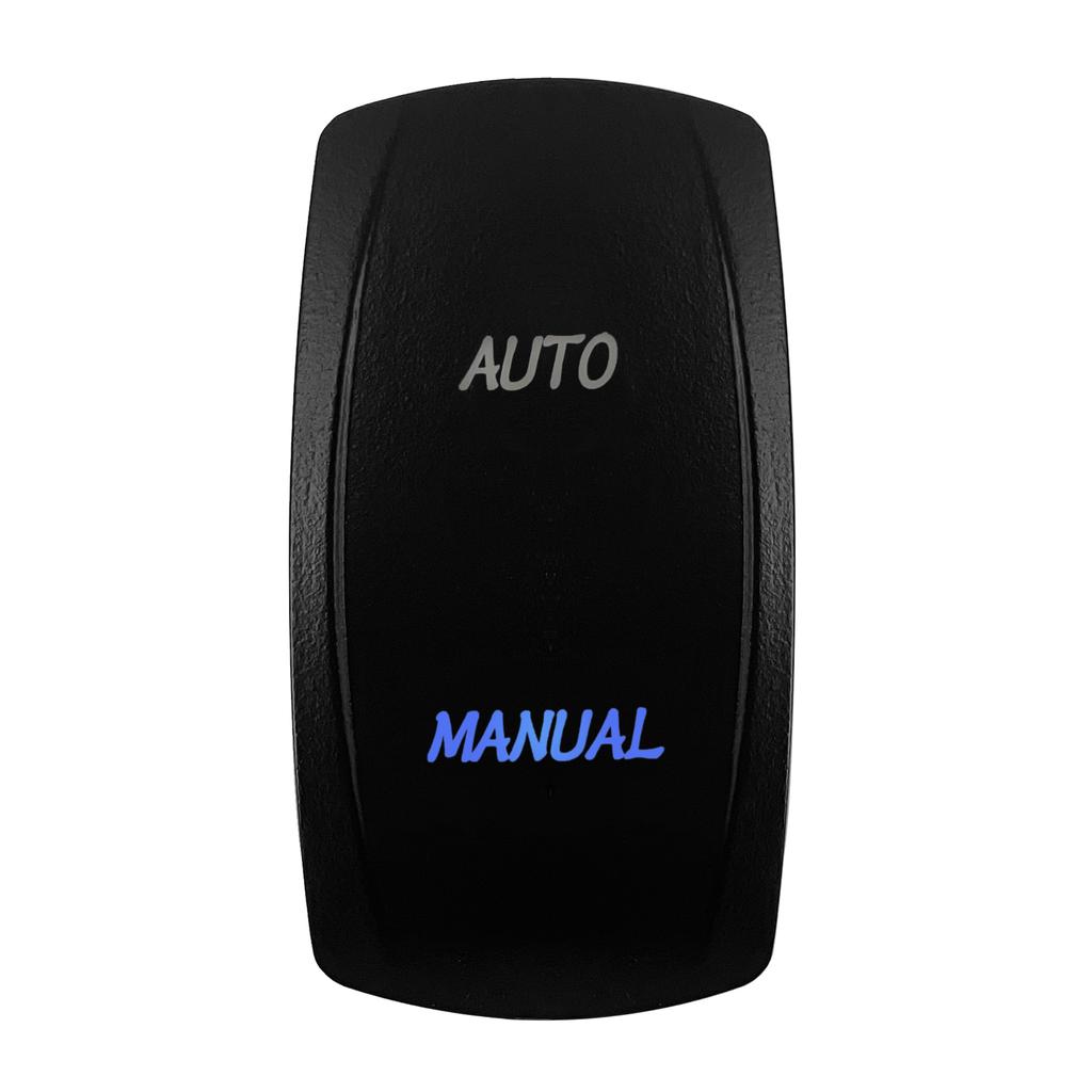 12V/24V Blue LED Rocker Switch Spot/Fog/Side Lights/Power/Inverter/Fan Toggle Waterproof On-Off | On-Off-On Switch Switches4