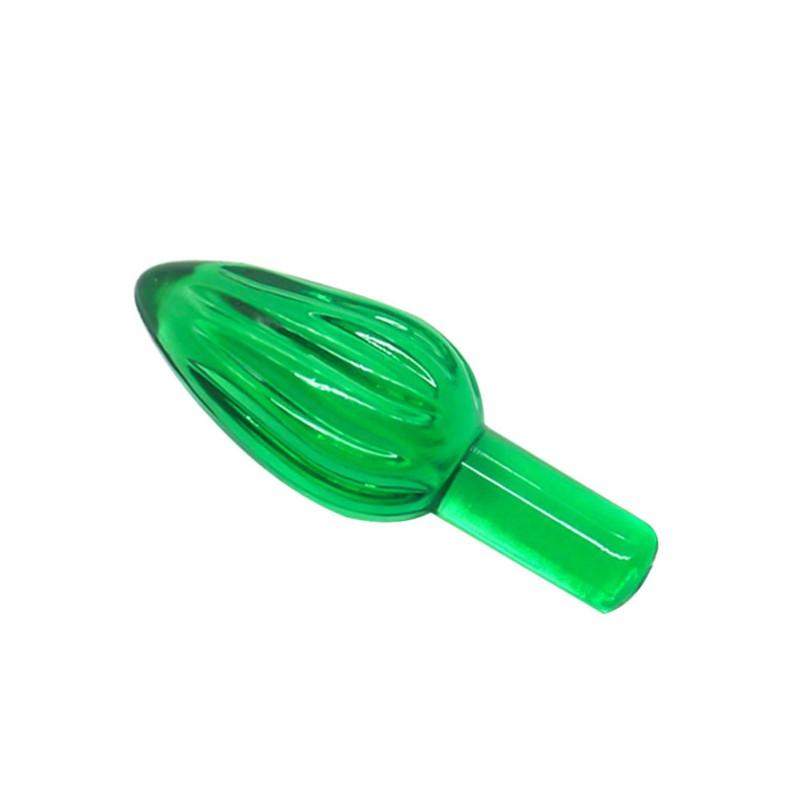 100 Stück Kunststoff Glühbirnen Flammenform Licht Ornament Mehrfarbig Ersatz Glühbirnen für Neujahrsparty Heimdeko