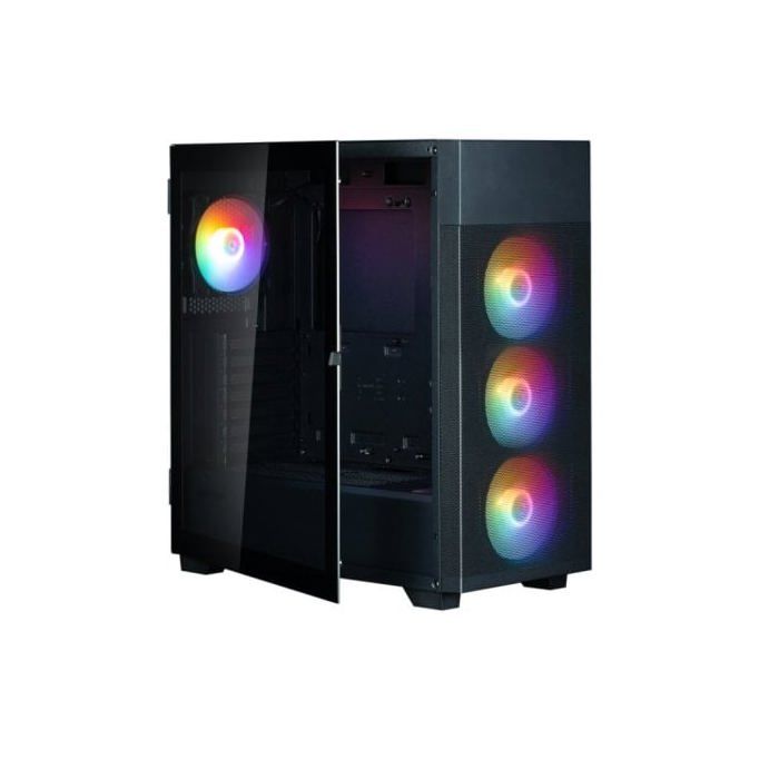 Caja Zalman S5 Neo Atx 4xvent 120mm Argb 2xusb 3.0 Negro Sin Fuente