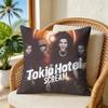 Rock Band Ttokio Hotel Cushion Cover Plush Decorative Pillow Case With Hidden Zipper Cutecore Room Decor For Home