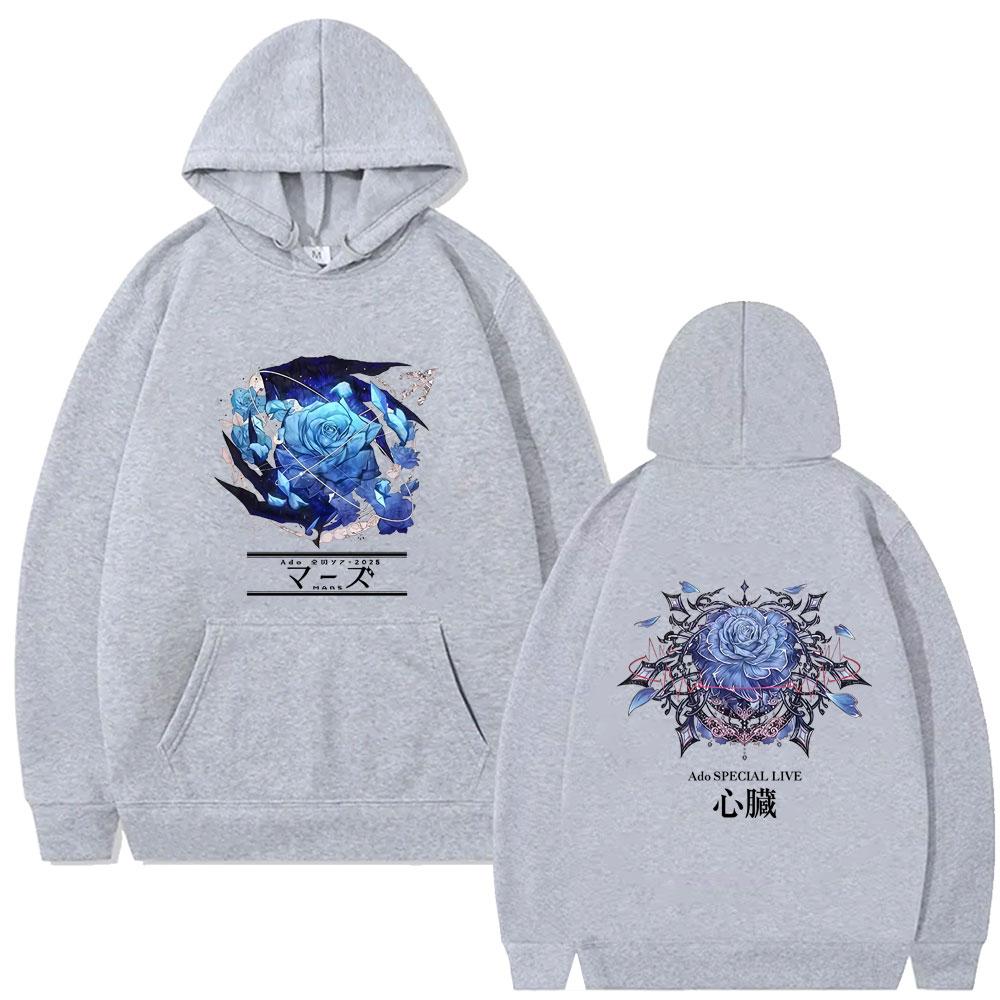 Ado Tour Merch Hoodie Men Women Fashion Oversized Streetwear Men's Y2k Japanese Style Hooded Tracksuit Male Hoodies