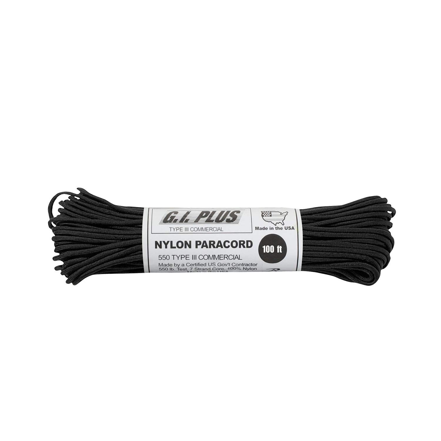 

Rosco Paracord 30M Weight Capacity 250Kg Black чорний