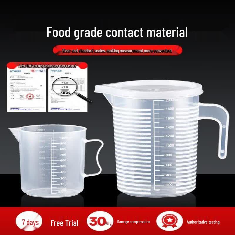 ZISIZ Food Grade Plastic Measuring Pitcher