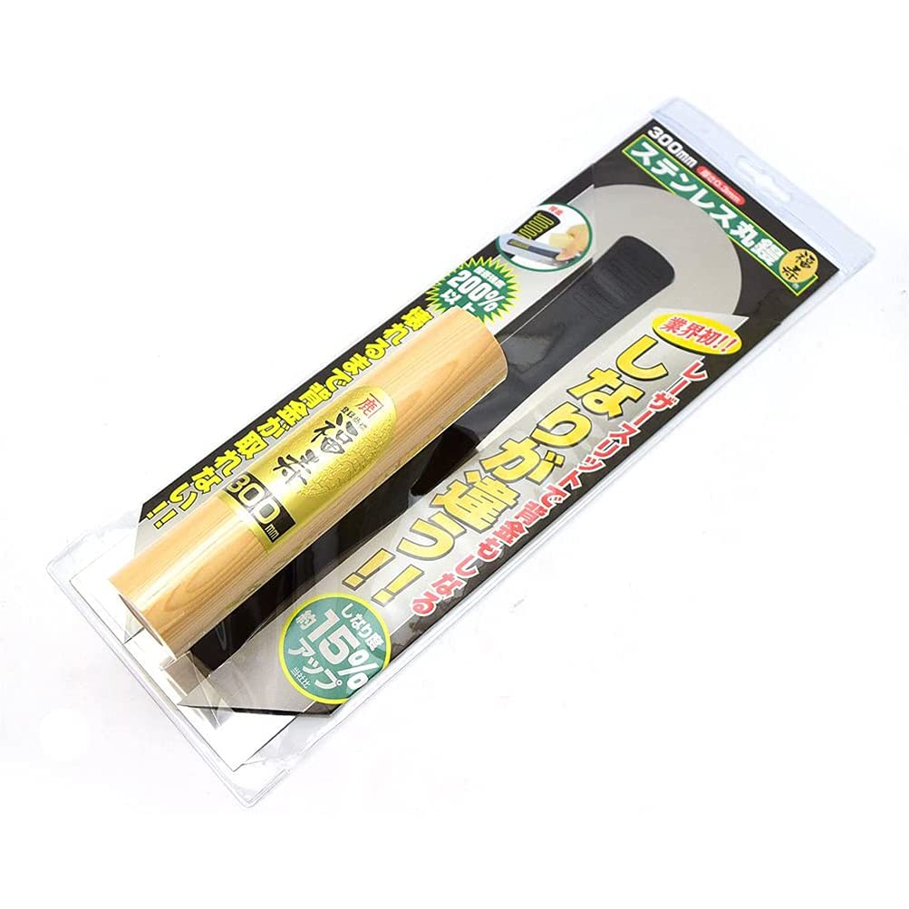 

Kanesika Fukuju Round Tip Trowel Stainless Steel 300mm
