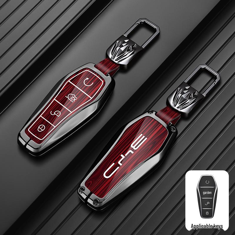 BYD S7 Key Shell Cover for S6, F3, G6, E6, G3, L3, F0, M6 - Metal Key Case