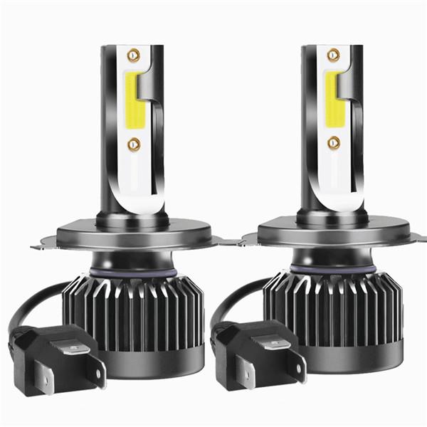 Buy 2Pcs Car Headlights Mini Light H4 Led Bulb Headlight Kit Car 12V