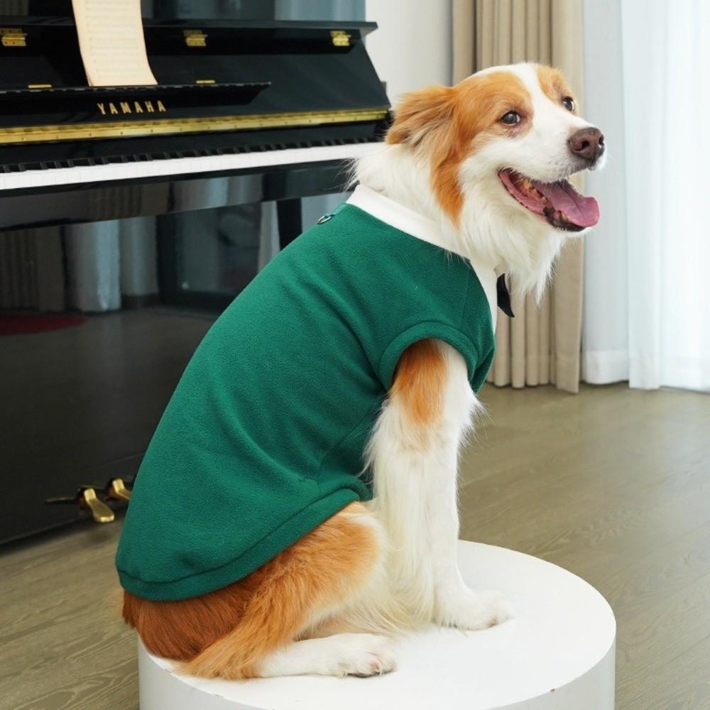 Large Dogs Bowtie Design Dog Tuxedo Blazer Vest Formal Style Dog Sweater Winter Warm Pet Suit Wedding Event