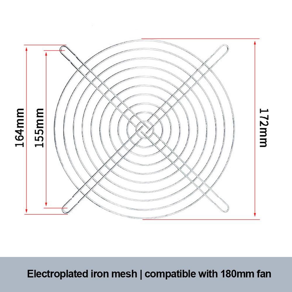 1Pcs Durable Metal Cooling Fan Grill Protective 40-220mm Fans Grid Mesh Cover for Computer Fan