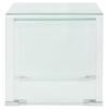 Vidaxl Set of Stackable Side Tables, 2 Pcs, Tempered Glass