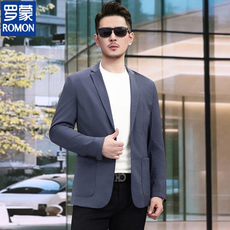 Luomeng Men's Slim Fit Business Casual Suit Jacket