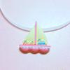 10Pcs New Cute Mini Cartoon Ship For Sailors Ocean Series Flat Back Resin Cabochons Scrapbooking DIY Jewelry Craft Decoration
