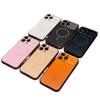 Magnetic Large Window iPhone 17 Pro MAX Case with Electroplated Ring & Frosted PC for iPhone 16