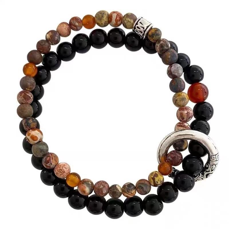 Rustic Stylish Peace Bead Bracelet Unique Highend Design Perfect Couples For