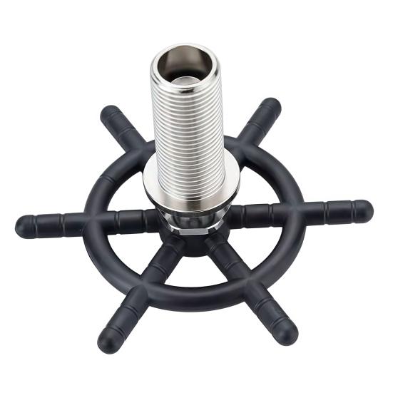 Cup Washer 360-Degree Rotation Stainless Steel Glass Washer Universal Bottle Cleaner Easy Install Quick Drain Baby Bottle Cleaner