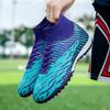 New Spot European Cup Football Shoes Men's High-top Broken Nails Adult Land-making Training Sports Shoes