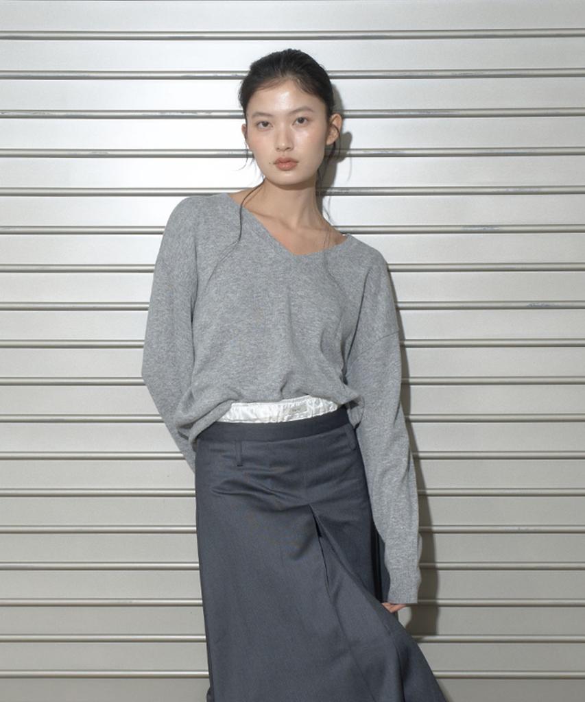 Deoenel Single Deep V Knit - [4 Colors]