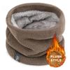 Unisex Thermal Knitted Neck Gaiter Winter Sport Scarf Windproof Face Cover For Skiing Running Cycling Cold Weather Outdoor