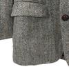 Harris Tweed 70s 80s Made In USA Vintage Wool Tailored Jacket Gray Men's Used
