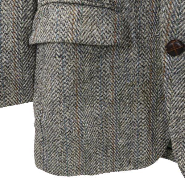 HARRIS TWEED 70s 80s Made in USA Vintage wool tailored jacket Gray Men's Used