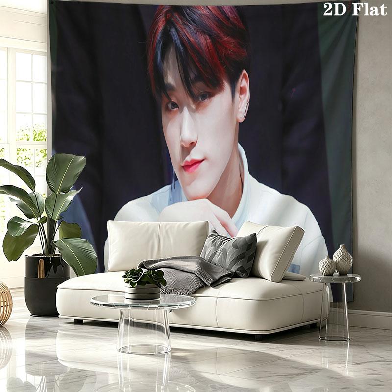 San Wall tapestry, aesthetic printed fabric blanket, suitable for bedroom, living room, and home decor.