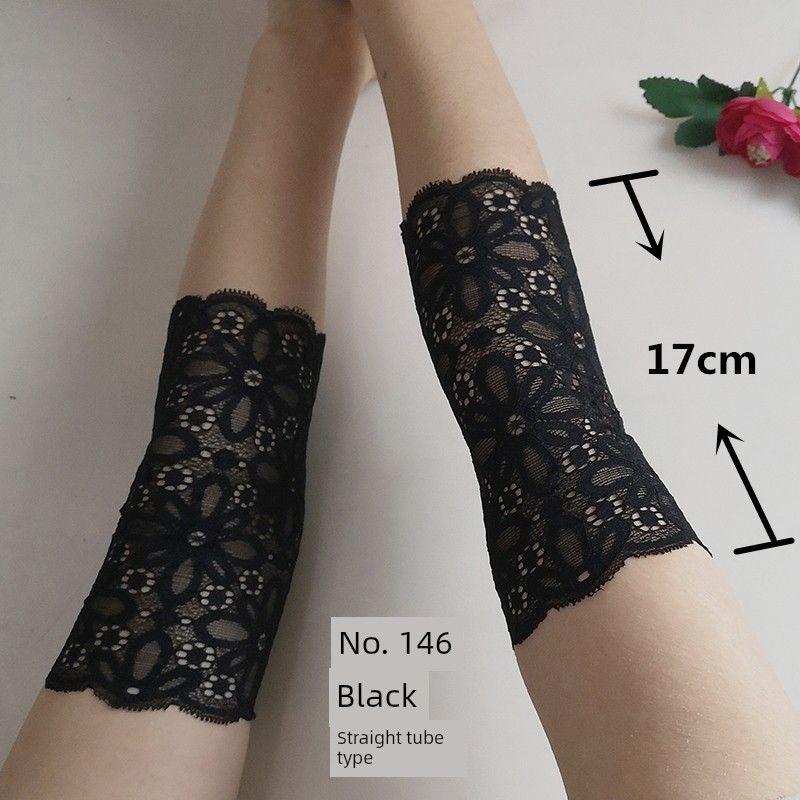 

Мягкий Приятный к коже 133,33-дюймовый Весенне-осенний Теплый Кружевной Солнцезащитный Нарукавник Рукав для руки Налокотник Закрывающий шрамы Налокотный рукав Перчатки Женские Black 146 a pair of straight type L