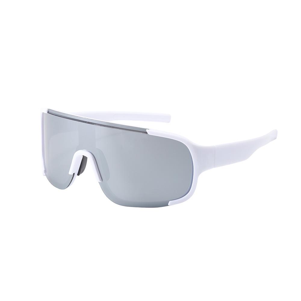 New fashion one-piece large frame sunglasses ins personalized outdoor sports cycling sunscreen windproof eye protection sunglasses