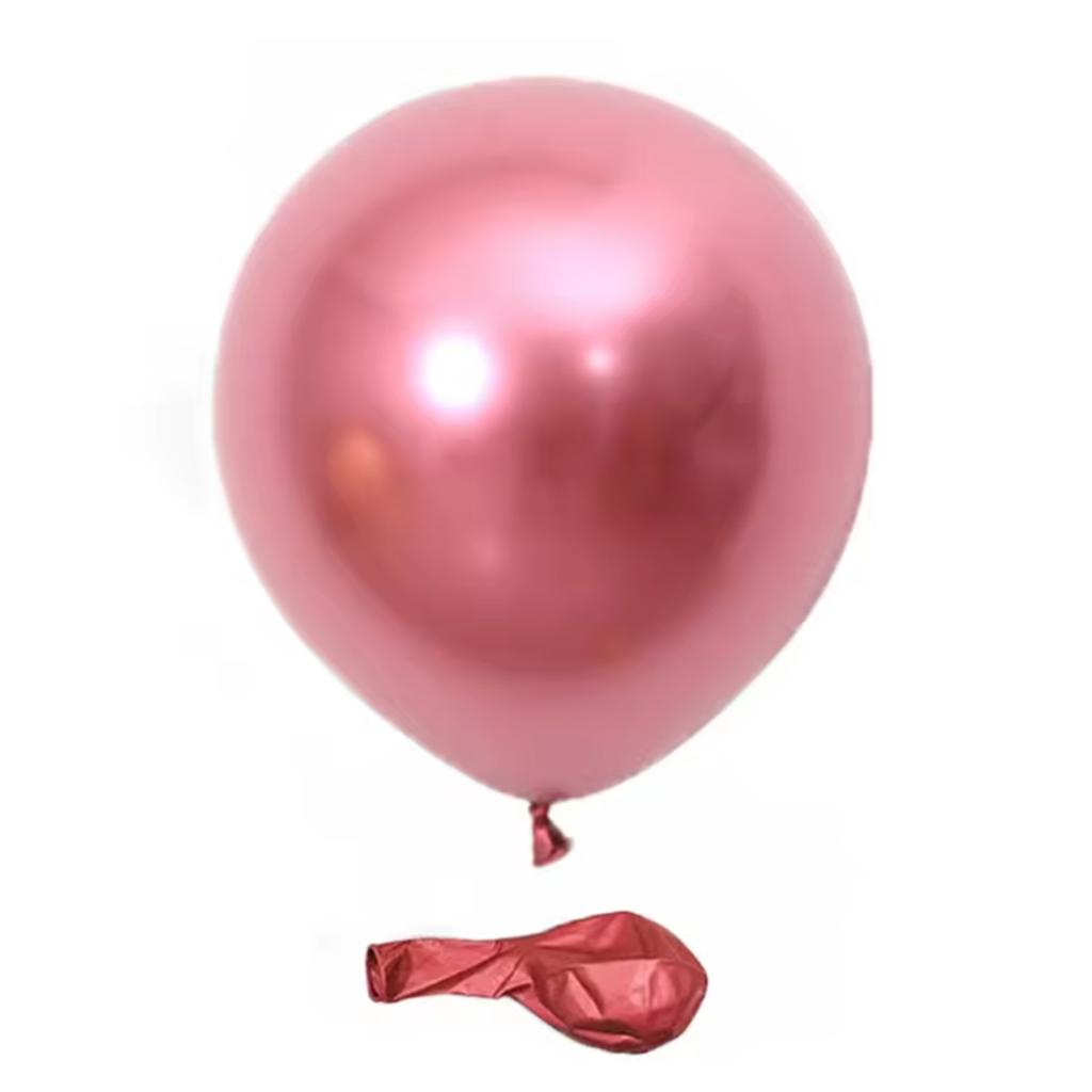 5/10inch 20/50pcs metallic balloon set, suitable for weddings, birthdays, themed parties, pre wedding parties, family gatherings