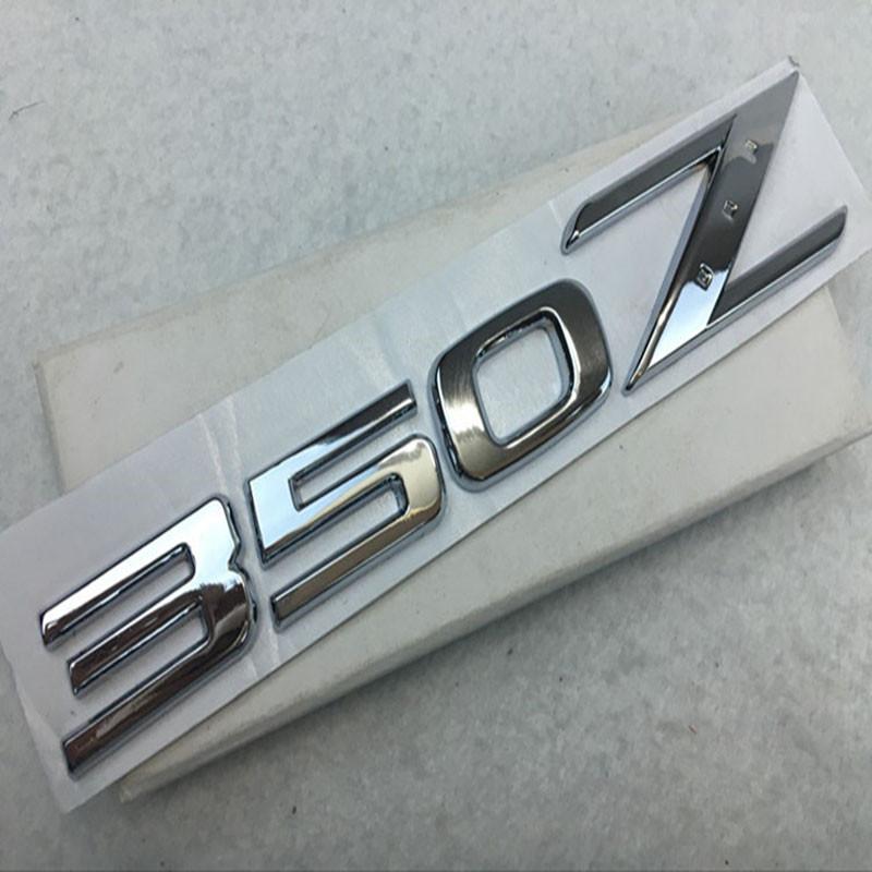 Neues Mattes Marken-Schwarz 350z Emblem Ersetzt OEM 350 Z Heckklappen-Emblem Kofferraum