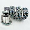Women's Rhinestone Fashion Belt - Stylish PU Leather with Full Diamond Design