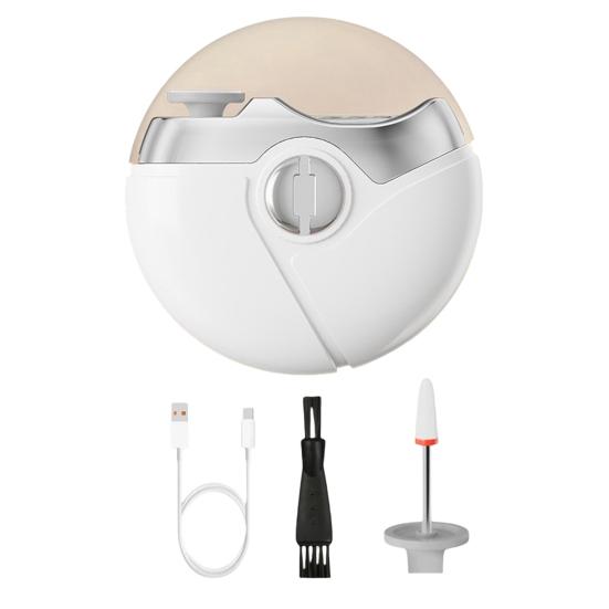 2-In-1 Multi-functional Electric Nail Adults Seniors Trimmer 2 Speed Automatic Nail Clipper Kids Baby Manicure Grinding