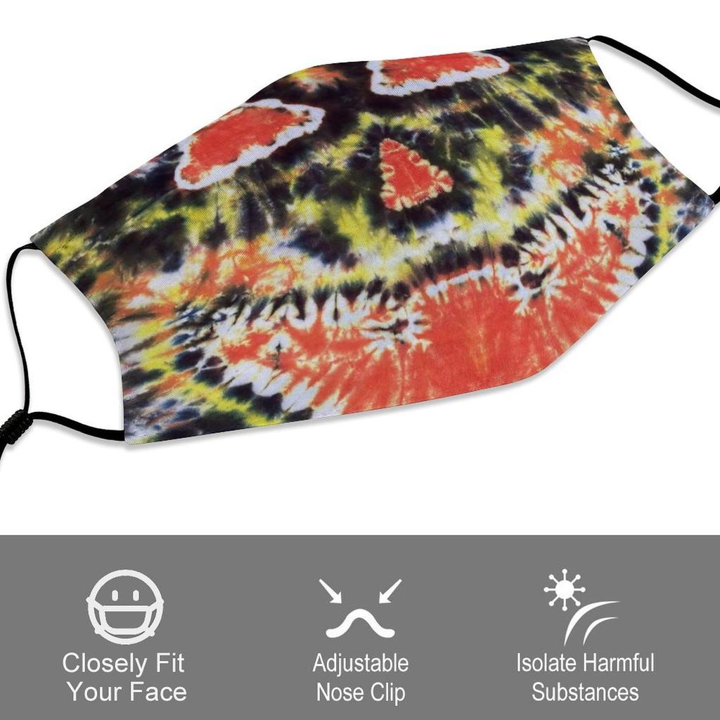 1 Opakowanie Maska Przeciwpyłowa Wielokrotnego Użytku z Elastycznego Nylonowego Materiału Stretch i 5/10/15 Opcjami Filtra Dla Oddychającej Ochrony do Codziennego Użytku