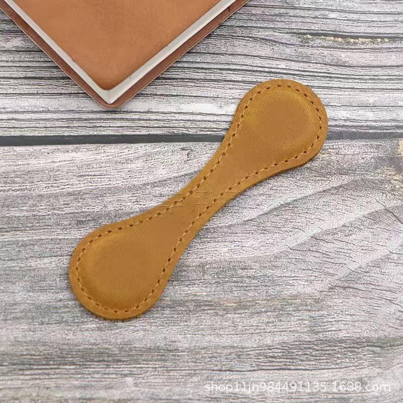 

Двусторонняя магнитная закладка-клип из кожи Crazy Horse