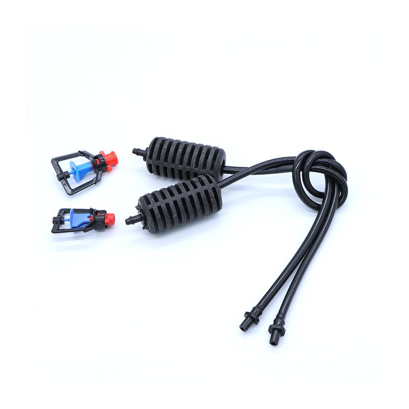 High-Efficiency Agricultural Hanging Micro-Sprinkler Set for Greenhouse Humidification and Spray Atomization. Customizable чёрный