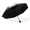 Colorful Samoyed Pattern, Automatic Folding Umbrella, Portable and Foldable Design, 8 Ribs, a Christmas or Birthday Gift.