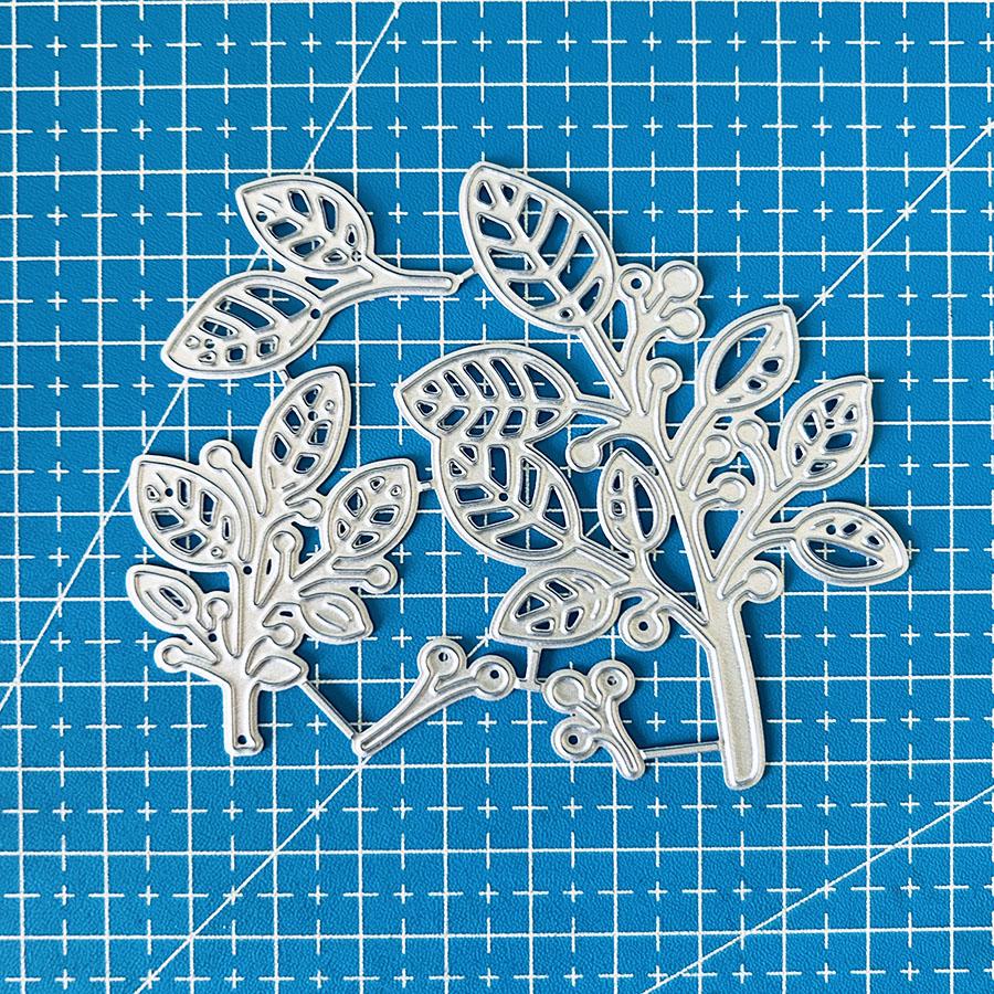 Leaves Metal Cutting Dies Stencil DIY Scrapbooking Embossing Paper Cards Album Making Decorative Craft Cut Template
