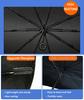 Karcle Car Front Parasol Sun Shade Pull Ring Umbrella for Windshield Auto Front Foldable Sunshade Covers Car Parasol Umbrella