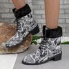 New Falshion  Boots Women  Lace Up Warm High Quality  Short Boots