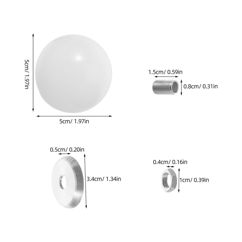 1 Piece Glass Shade for Vanity Mirror Light Fixture Bathroom LED Lamp Cover Modern Frosted Diffuser Lens Ring Sconce Face Mirror