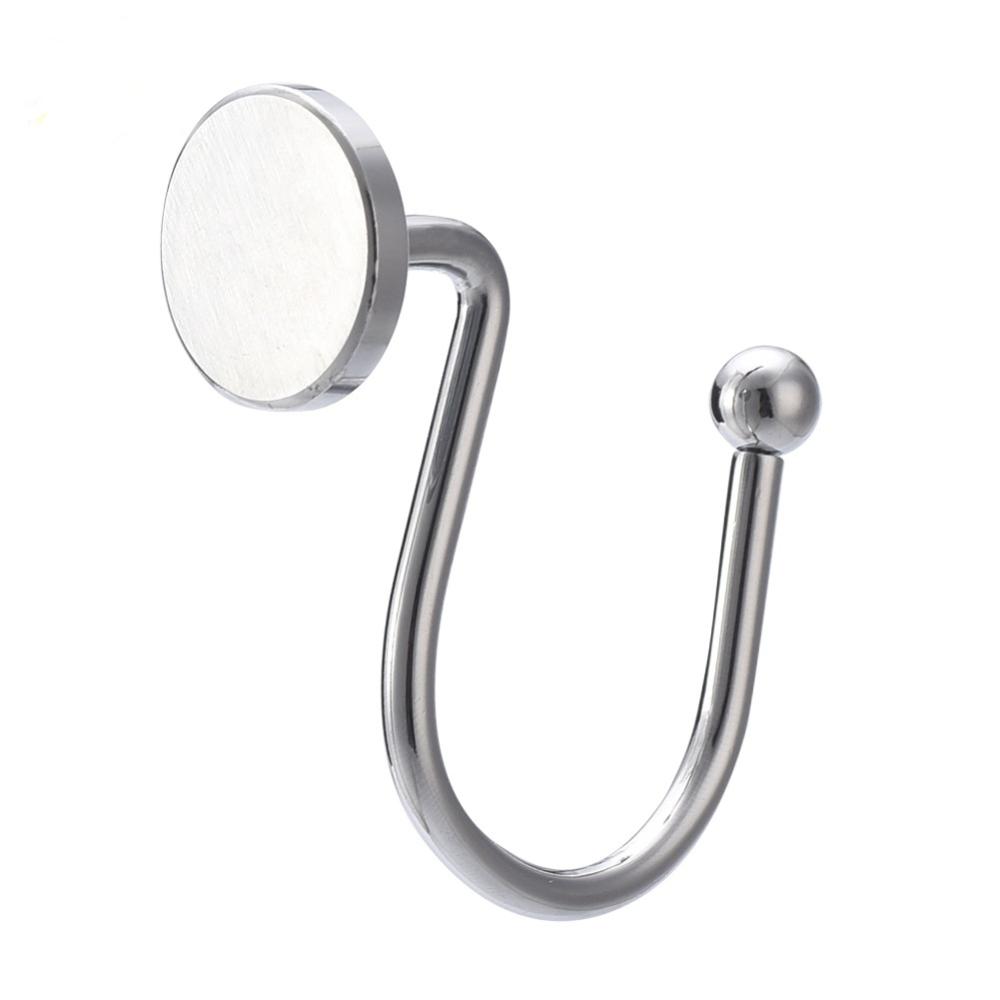 

Rust Proof Shower Curtain Rings Metal Bathroom Decoration Hooks for Shower Curtains