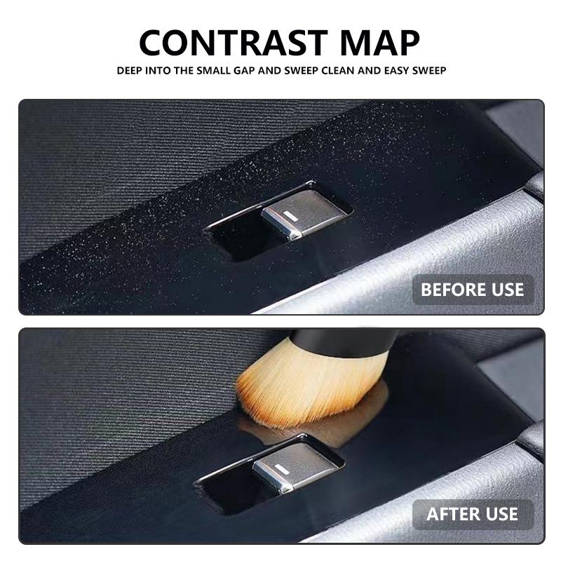Emblema de Coche Limpieza Cepillo Suave Herramienta Quita Polvo Accesorios Para BMW F20 E36 E92 E87 E30 E46 E91 F31 X5 E53 E34 F11 E70 X1 X3