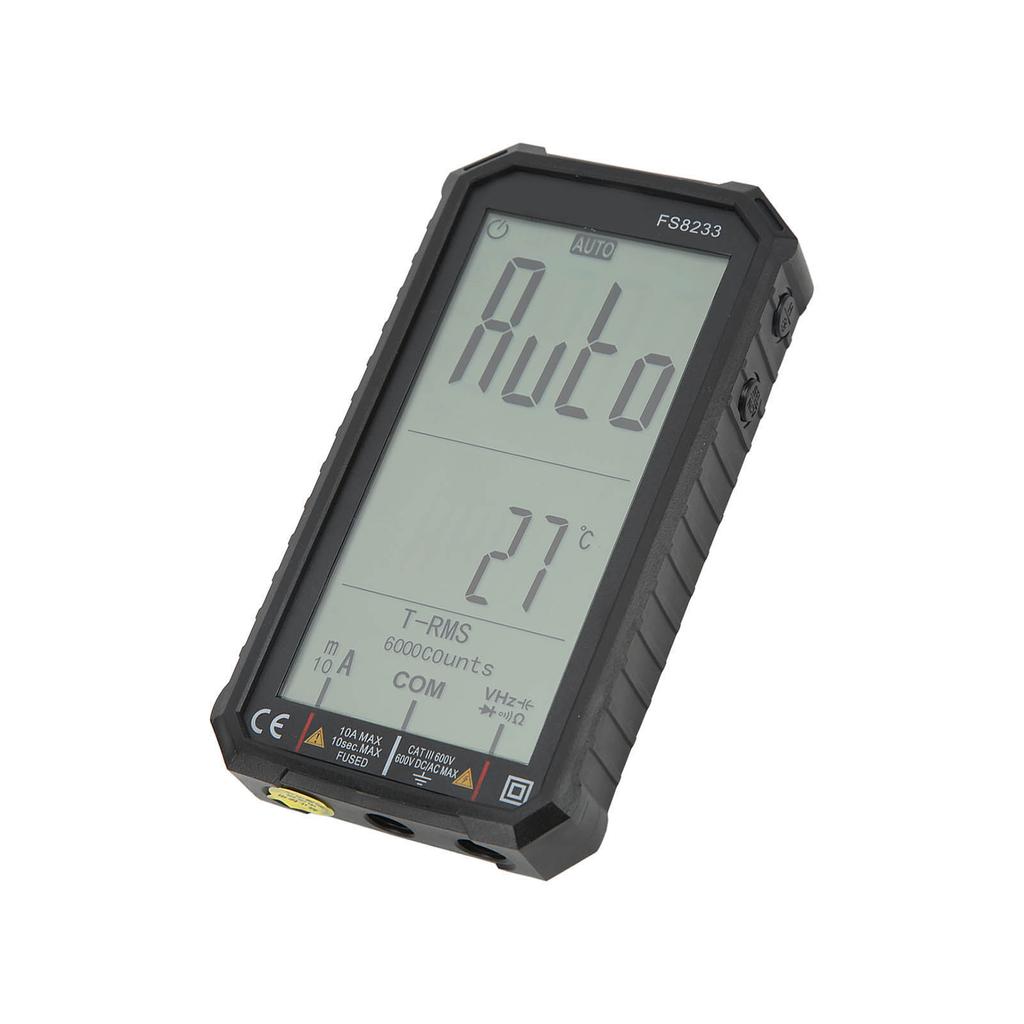 FS8233 Digital Multimeter Ultra Thin Full Screen Intelligent Automatic High Accuracy Voltmeter