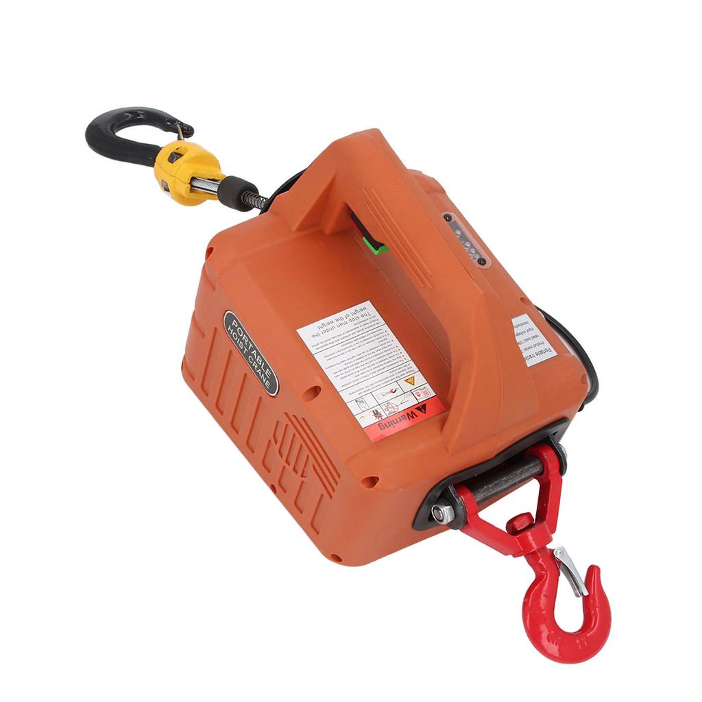 3 In 1 Electric Hoist Winch 440LB 1500W 7.6m Lifting Height 4mmin Portable Electric Winch with