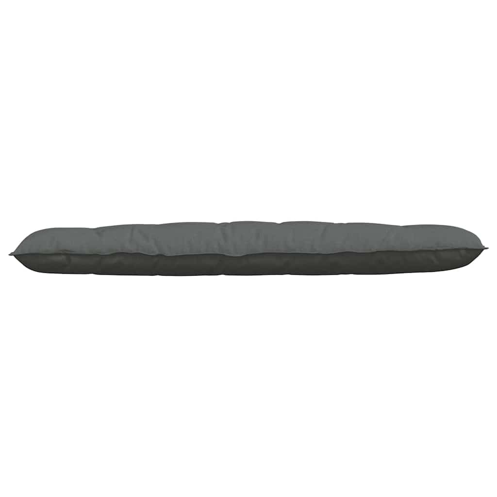Back Cushion Dark Grey 180 X 19 X 50 Cm Fabric