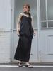 Eseuwaitussi Charmeuse Long Skirt_3Color