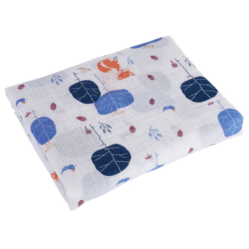 

Двухслойное детское марлевое одеяло 120*120 см, завернутое в полотенце, одеяла