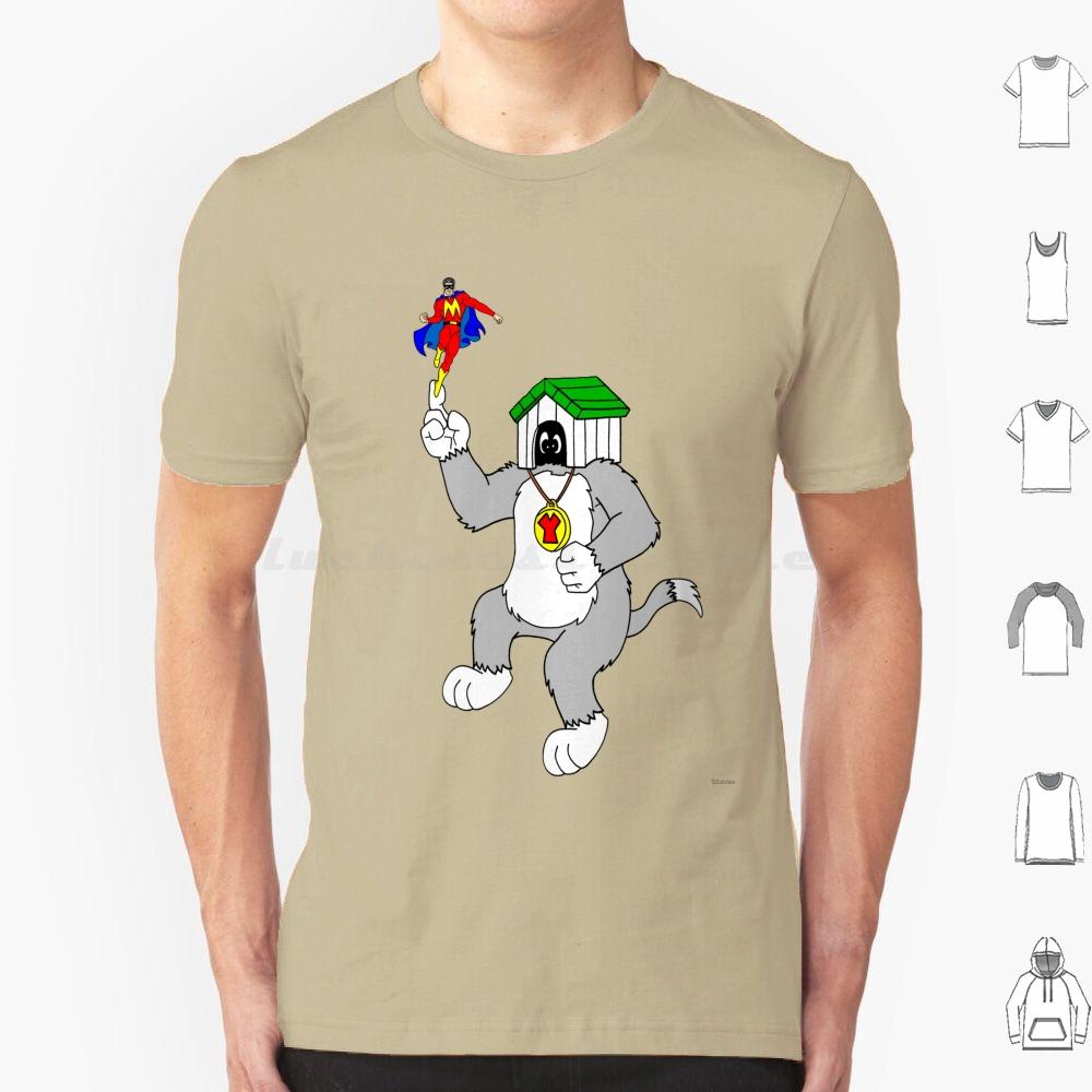 M Man And Yukk Ugly Dog T Shirt 6xl Cotton Cool Tee Mighty Man And Yukk Cartoon Comic Laughs Comedy Hero Dog Little Tv Show Hb